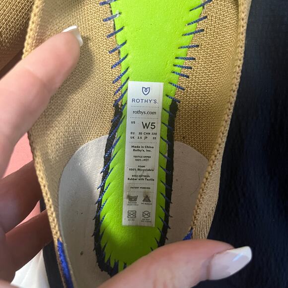 Rothy's Dark Mustard Yellow The Flats Size 5 - Picture 7 of 7